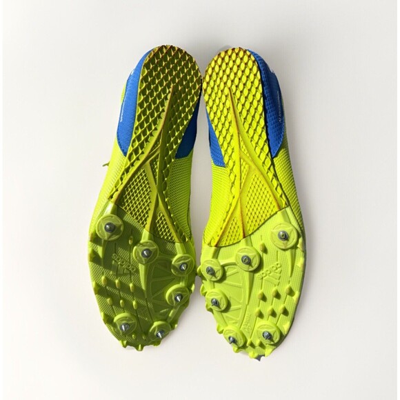 Adidas Sprint Star 4 Mens Size 9.5 Yellow Running Track & Field Spikes Shoes - Picture 7 of 10
